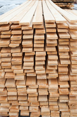 wooden materials for construction