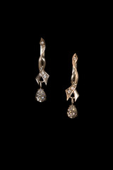 Fototapeta premium Shining earrings