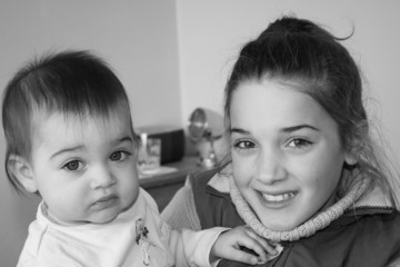 enfants et neige