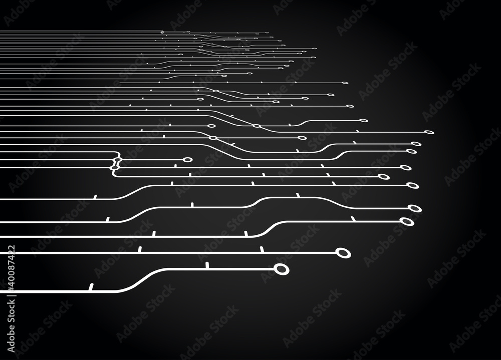 Aufkleber abstract metro scheme background