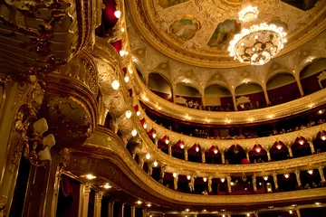 Photo sur Plexiglas Lieux européens Intérieur de l& 39 opéra à Odassa, Ukraine