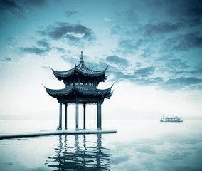  ancient pavilion on the west lake © chungking