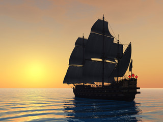 Sailing Ship © Michael Rosskothen