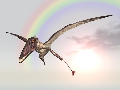 Fliegender Dinosaurier Dimorphodon
