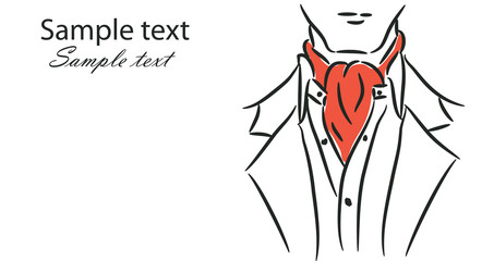 A retro silhouette of a man