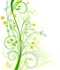 Fototapeta na wymiar Floral background design