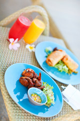 Delicious asian food