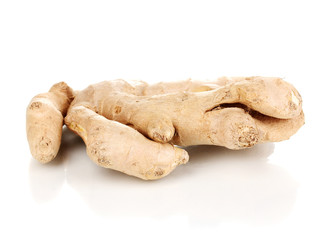 Ginger isolated on white