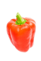 sweet bell pepper isolated on white background