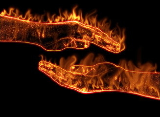 Mains en feu