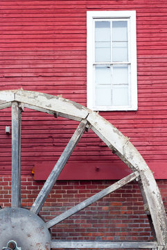 Water Wheel and Red Siding