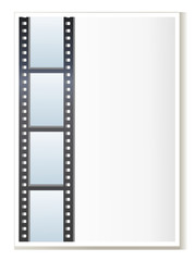 Blank photo, video template