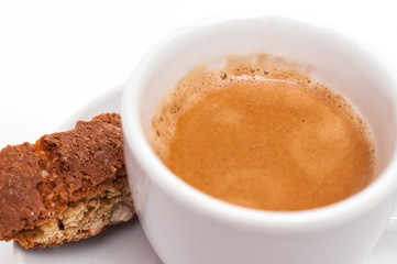 Espresso Kaffee und Catuccini