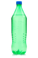 Lime soda bottle
