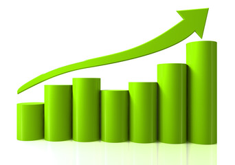 Growing bar chart from color blocks