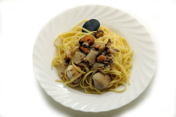 面食海鲜 Tagliolini ai frutti di mare Pasta with seafood