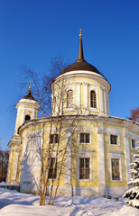 Fototapeta na wymiar orthodox church in sun light