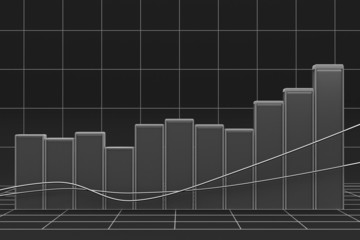Growing bar chart from color blocks