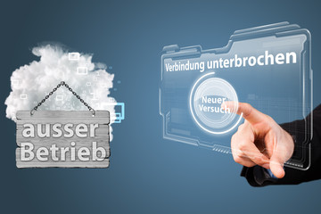 Cloud ausser Betrieb