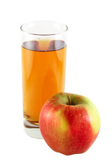 Apple juice with one apple