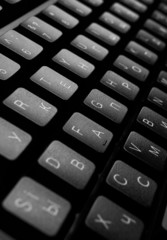 black computer keyboard