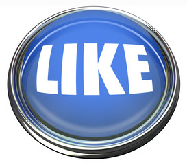 Like Blue Button Approval or Positive Review