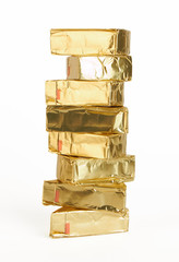 piece of cheese in foil