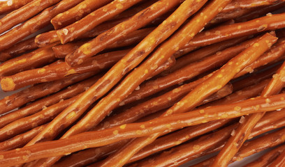 pile of pretzel sticks