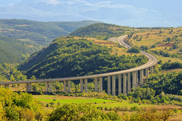 Gran Sasso Autobahn - Gran Sasso freeway 02