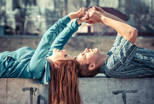 Young Couple In Love