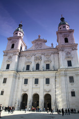Fototapeta na wymiar Salzburg Baroque Dom Cathedral , Salzburg, Austria