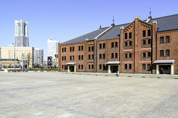 Obraz premium Yokohama Red Brick Warehouse in Japan
