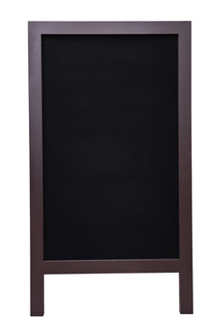 Tafel - Aufsteller - Werbetafel - Holzrahmen - Schiefer