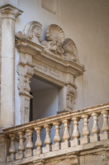 De Mari Palace. Acquaviva delle Fonti. Puglia. Italy.
