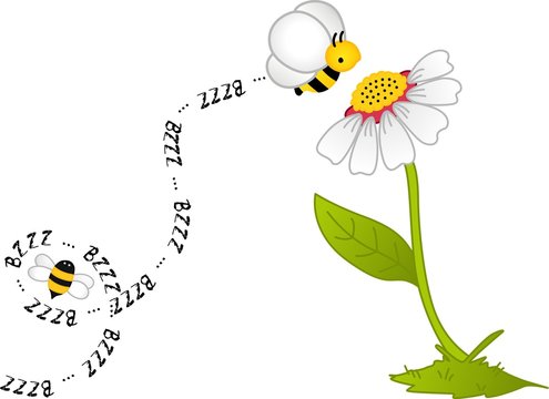 Bee Bzzz Flower
