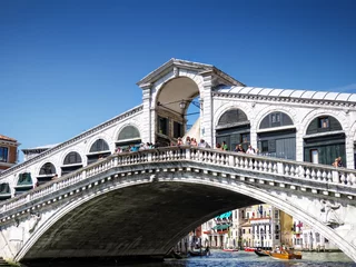 Foto op Plexiglas Rialtobrug Rialtobrug. Venetië