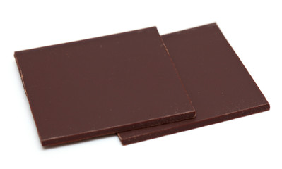 two pieces of chocolate