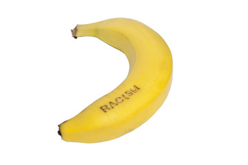 Racism banana