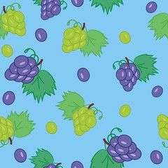 seamless background with grape