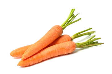 Carrots on White