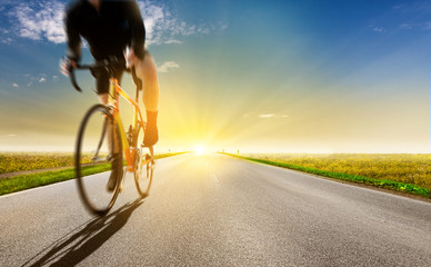 Bicycle at Sunset