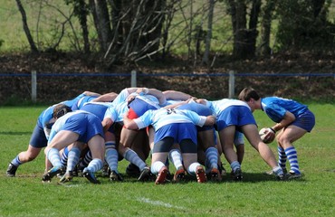 la mélée au rugby