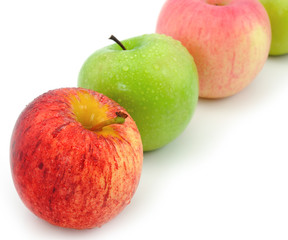 apple isolated on white