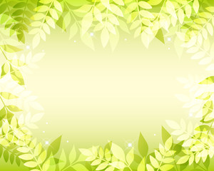 green background