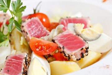 salad with tuna and vegetables