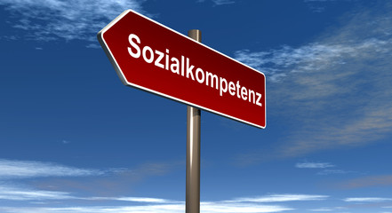 Schild Sozialkompetenz