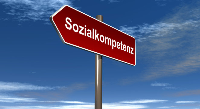 Schild Sozialkompetenz
