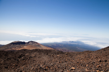 Fototapeta na wymiar Mount Teide eastern slopes