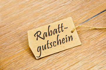 Rabattgutschein