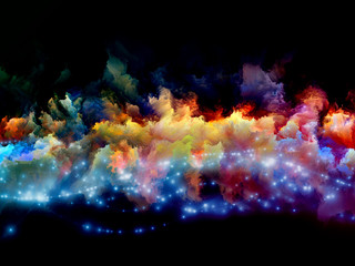 Fototapeta na wymiar Nebulas of color